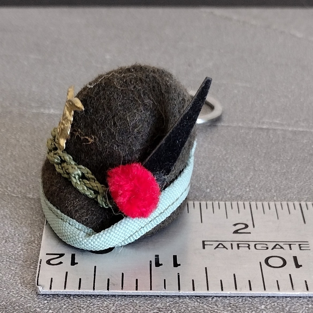 Alpine Officer's Cap Key Chain - Picture 2 of 3